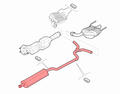 Alfa Romeo Exhausts. Part Number 51750413